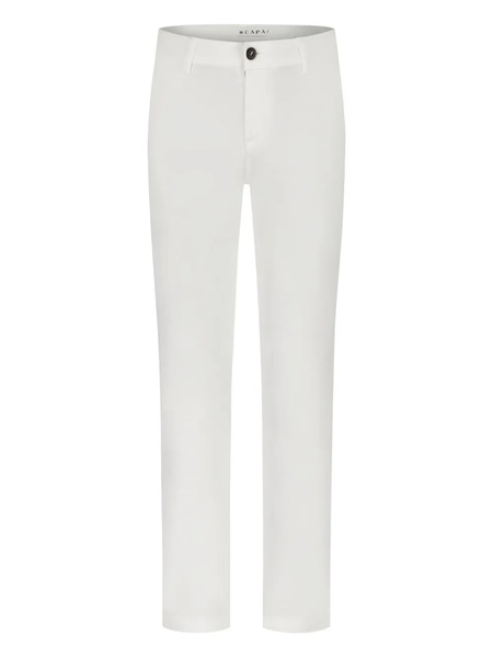  Scapa Button-fastening Trousers - White 