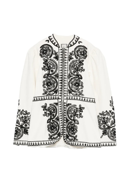  Scarlett Poppies Zorena Embroidered Jacket - White 