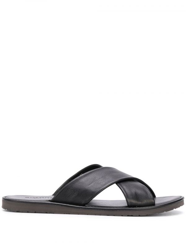  Scarosso Adriano Crossover Sandals - Black 