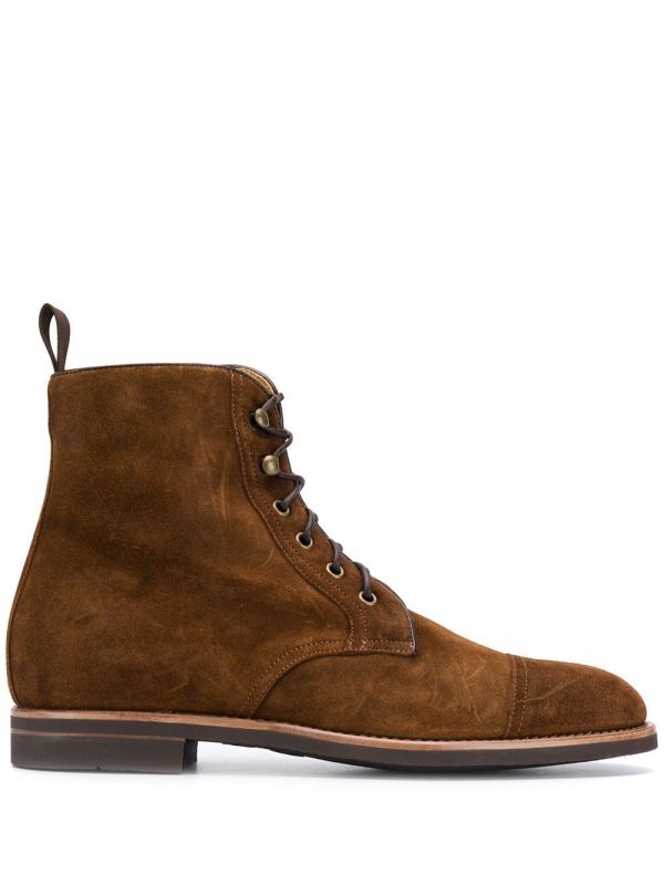  Scarosso Lace-up Ankle Boots - Brown 