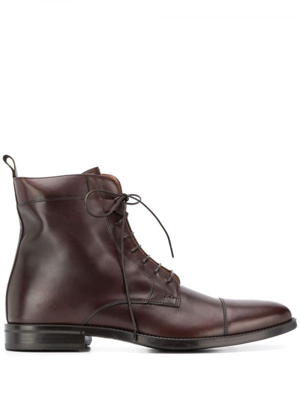  Scarosso Lace Up Boots - Brown 