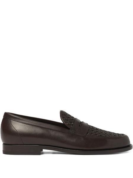 Scarosso Leather Loafers - Brown 