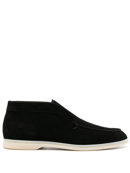  Scarosso Leonardo Suede Boots - Black 