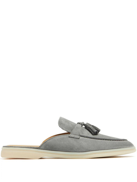  Scarosso Lucrezia Suede Mules - Grey 