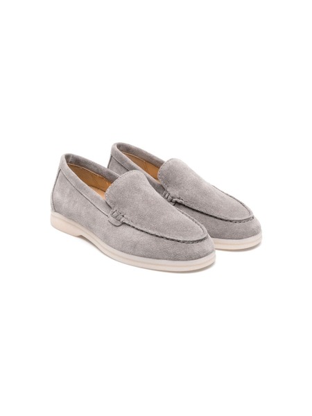  Scarosso Ludovica Slip-on Suede Loafers - Grey 