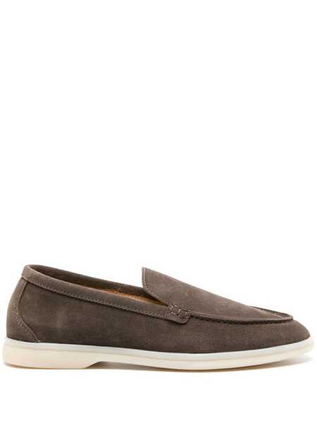  Scarosso Ludovica Suede Loafers - Neutrals 