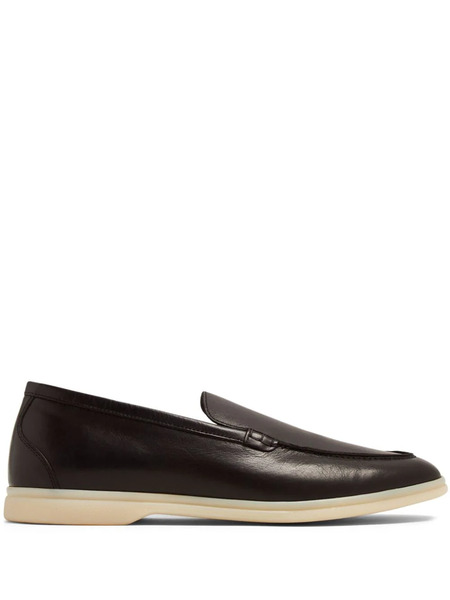  Scarosso Ludovico Leather Loafers - Brown 
