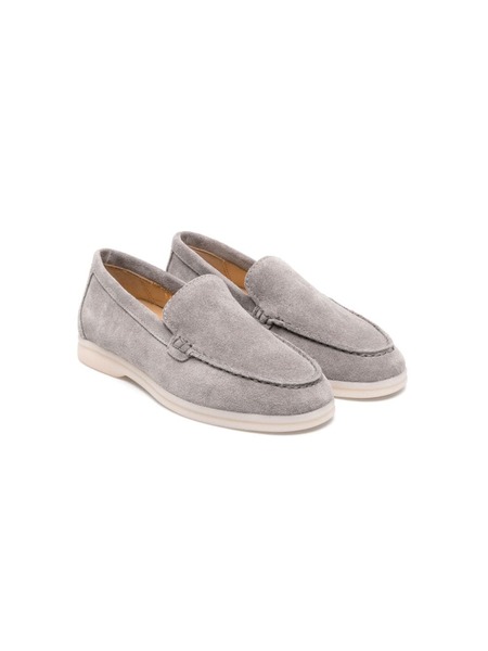  Scarosso Ludovico Slip-on Suede Loafers - Grey 