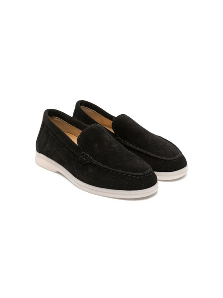  Scarosso Ludovico Suede Loafers - Black 