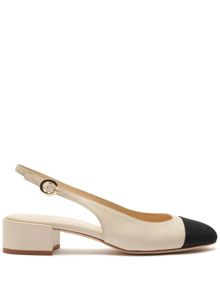  Scarosso 35mm Coco Pumps - White 