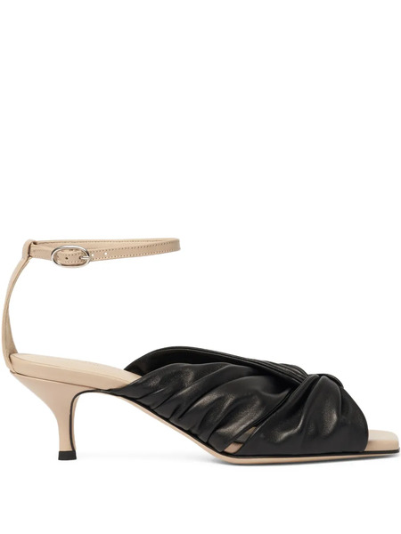  Scarosso 50mm Knot Sandals - Black 
