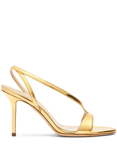  Scarosso 85mm Paula Strappy Sandals - Gold 