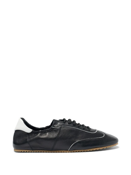  Scarosso Riley Leather Sneakers - Black 