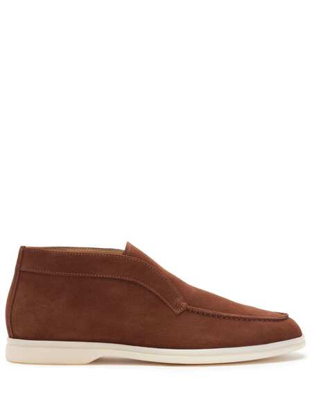  Scarosso Slip-on Suede Boots - Brown 