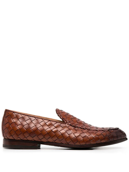  Scarosso Vittorio Interwoven Loafers - Brown 