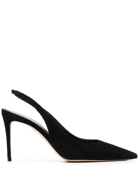  Scarosso X Brian Atwood Sutton Slingback Pumps - Black 