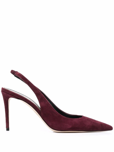  Scarosso X Brian Atwood Sutton Slingback Pumps - Purple 