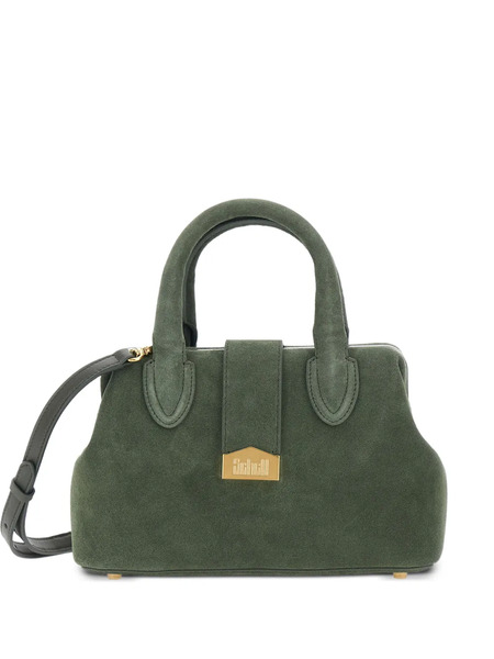  Schell Suede Top-handles Tote Bag - Green 