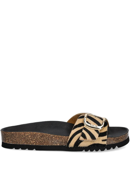  Scholl Kathleen Zebra-print Slides - Neutrals 