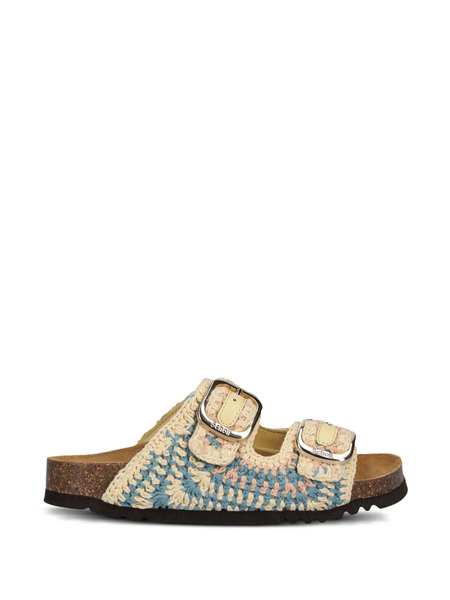  Scholl Noelle Crocheted Sandals - Neutrals 