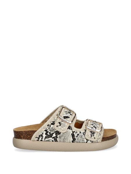  Scholl Noellle Buckle Sandals - Neutrals 