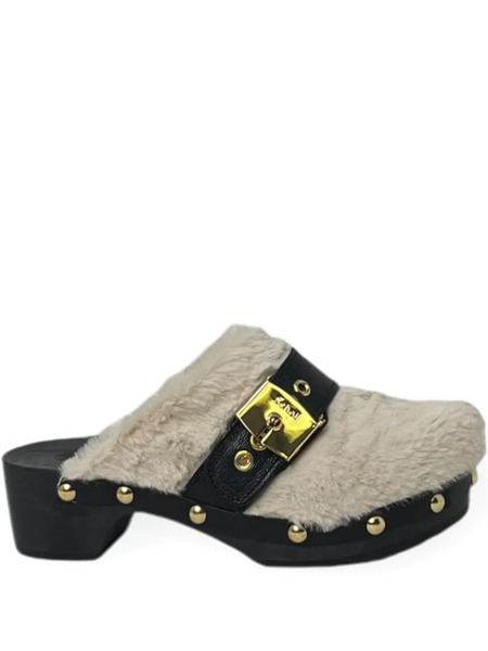  Scholl Pescura Alaska Faux-fur Mules - Neutrals 