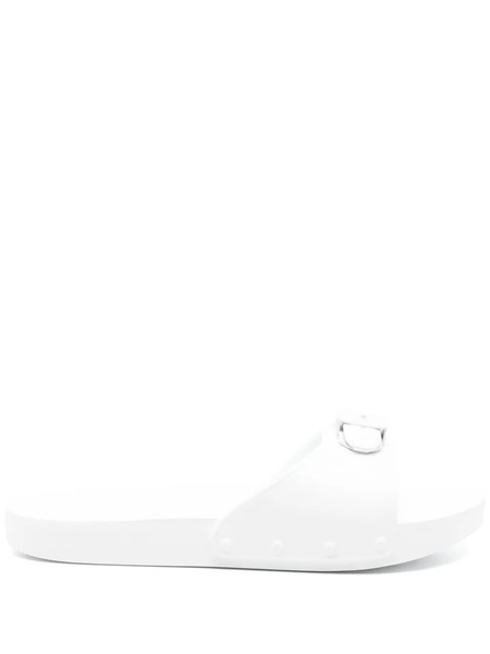  Scholl Rubber Slides - White 
