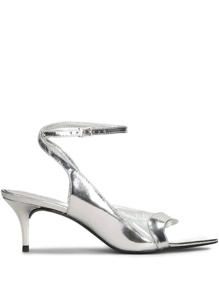  Schutz 65mm Ruber Sandals - Silver 
