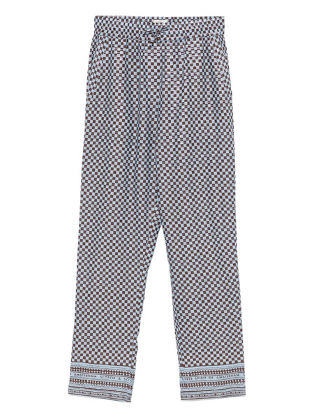  Scotch & Soda Check-pattern Trousers - Blue 