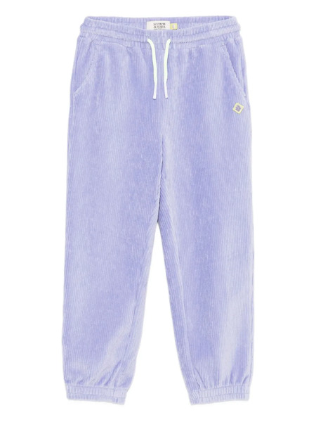  Scotch & Soda Kids Logo-patch Track Pants - Purple 