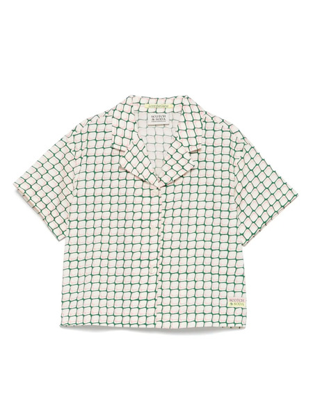  Scotch & Soda Kids Printed Shirt - Neutrals 