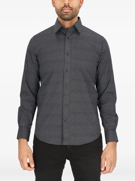  Scotch & Soda Patterned Long-sleeve Shirt - Black 
