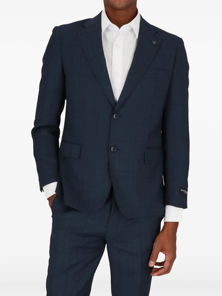 Scotch & Soda Plaid Suit - Blue 