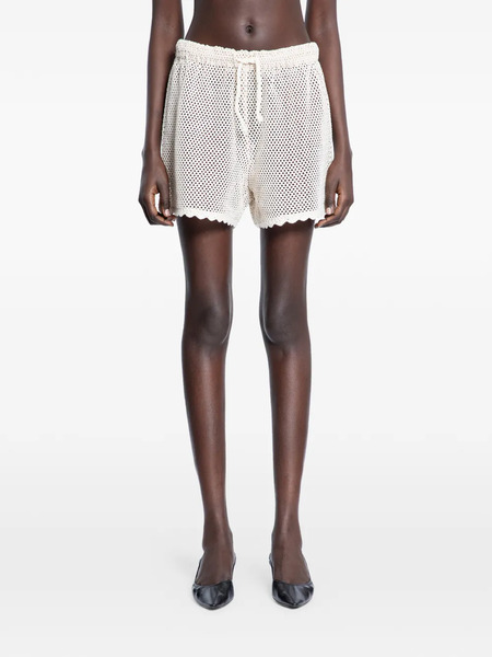  Sea Crochet Shorts - White 