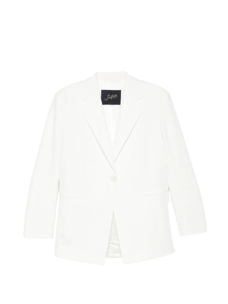  Seafarer Astro Single-breasted Blazer - White 
