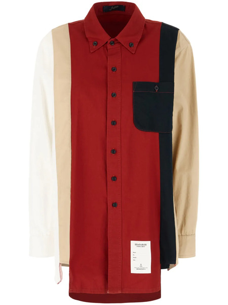  Seafarer Cotton Shirt - Red 