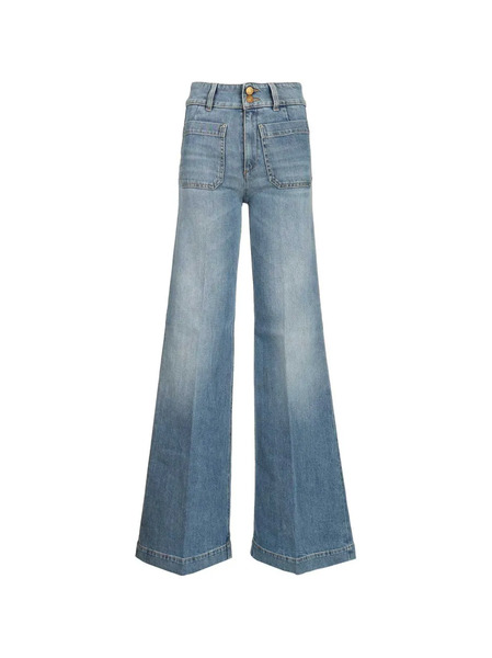  Seafarer Jane Patch-pocket Jeans - Blue 