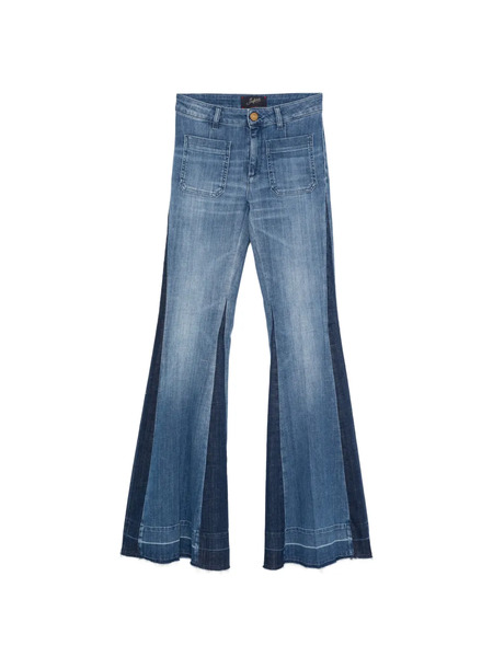  Seafarer Patch Pocket Flare Jeans - Blue 