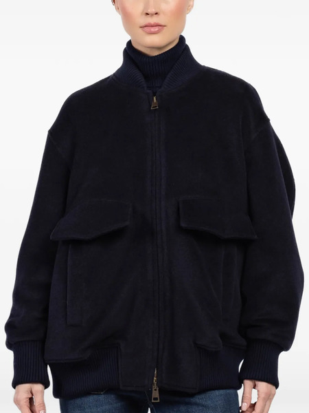  Seafarer Pocket Zip Coat - Blue 