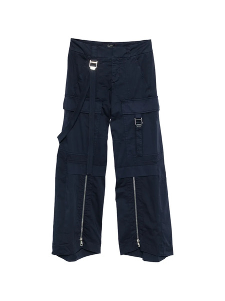  Seafarer Strap Zip Trousers - Blue 