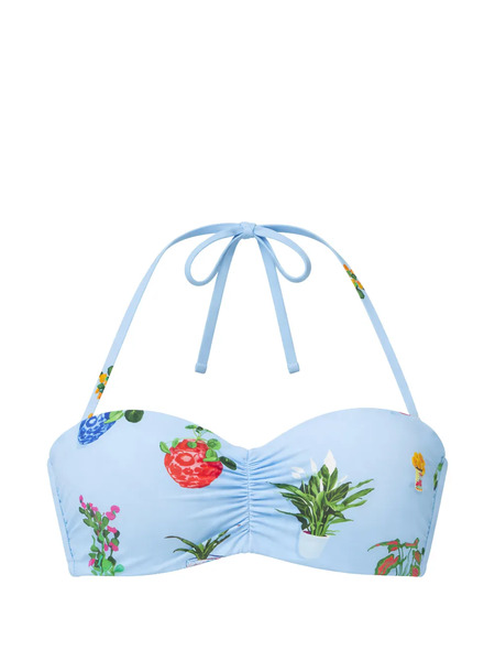  Seafolly Playa Bonita Bustier Bandeau - Blue 