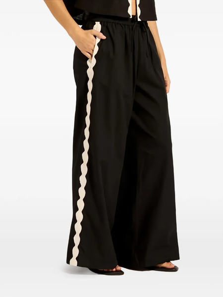  Seafolly Wide Leg Palazzo Pants - Black 