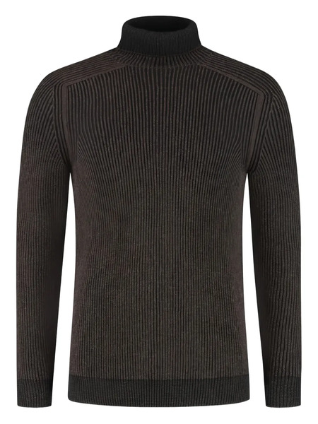  Sease Dinghy Ribbed Turtleneck Sweater - Brown 