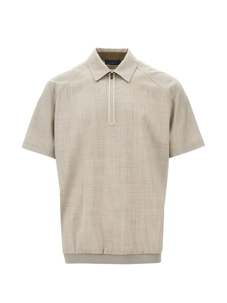  Sease Half-zip Polo Shirt - Neutrals 