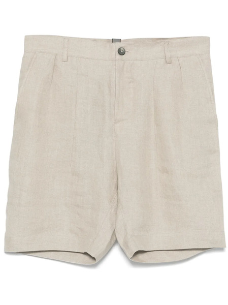  Sease Herringbone Bermuda Shorts - Neutrals 