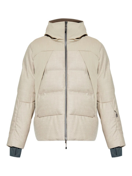  Sease Hooded Padded Ski Jacket - Neutrals 