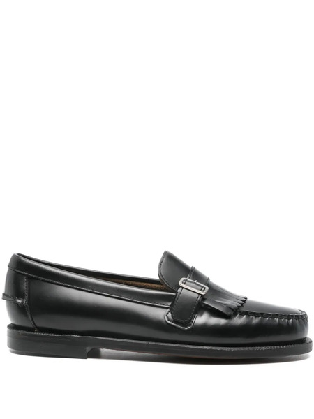  Sebago Ales Leather Loafers - Black 