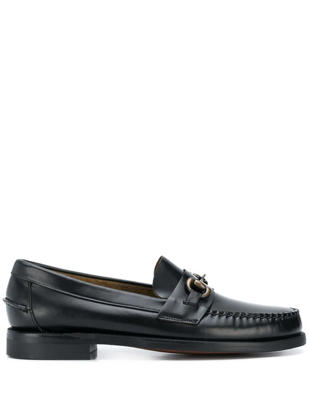 Sebago Horse-bit Embellished Loafers - Black 
