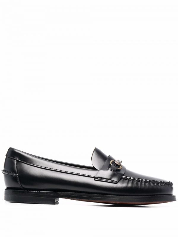  Sebago Horsebit-detail Leather Loafers - Black 