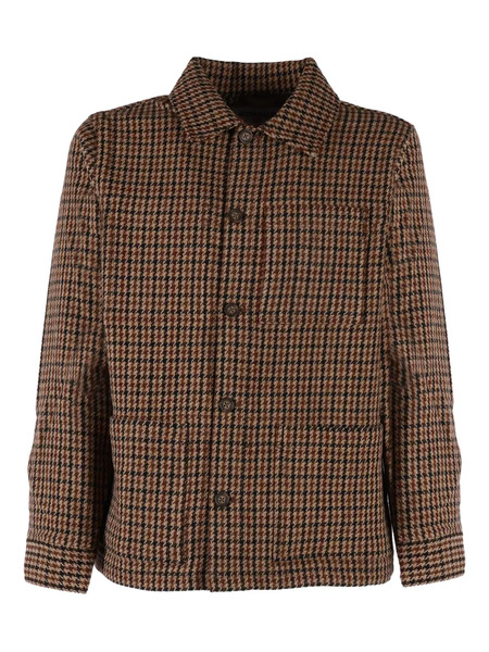  Sebago Houndstooth Button-fastening Jacket - Brown 